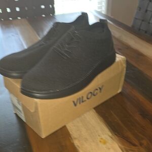 VILOCY Men's Casual Dress Sneakers Oxfords Business Mesh Breathable Walking Shoe